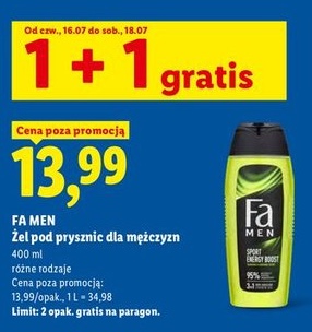 żel pod prysznic dla mężczyzn