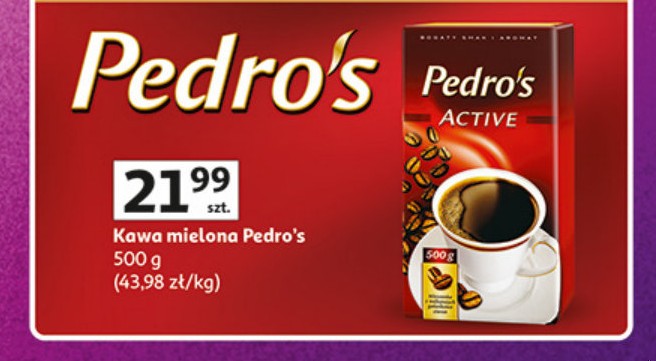 Kawa mielona Pedro's Active