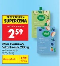 Mus owocowy Vital Fresh