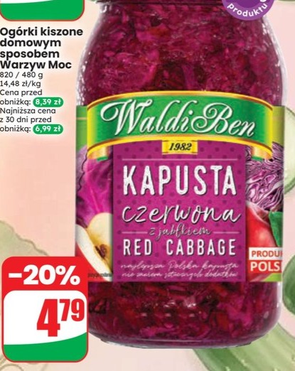 Kapusta czerwona z jabłkiem