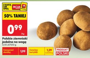 Ziemniak jadalny na wagę
