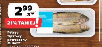 pstrąg tęczowy patroszony
