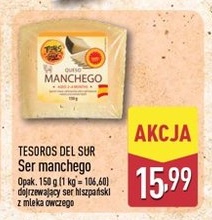 Ser manchego dojrzewający ser hiszpański z mleka owczego