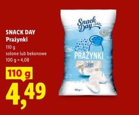 prażynki solone lub bekonowe