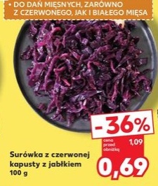 surówka z czerwonej kapusty z jabłkiem