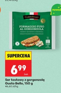 Ser tostowy z gorgonzolą