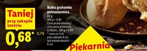 bułka grahamka pełnoziarnista