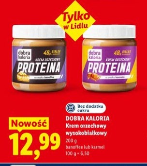 Krem orzechowy wysokobiałkowy