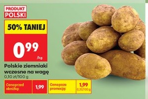 ziemniaki wczesne na wagę
