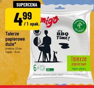 Talerze papierowe duże