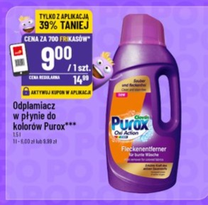 Odplamiacz w płynie do kolorów