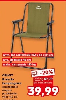 krzesło kempingowe
