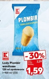 lody plombir waniliowe