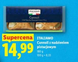 Rurki waflowe cannoli z nadzieniem pistacjowym