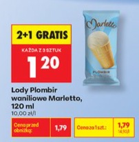 lody Plombir waniliowe