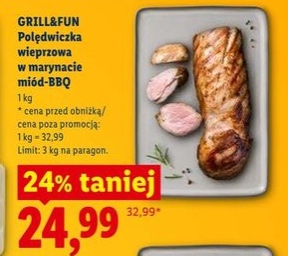 polędwiczka wieprzowa w marynacie miód-BBQ