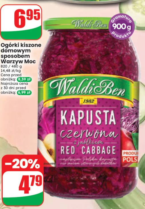 Kapusta czerwona z jabłkiem