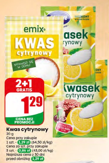 kwas cytrynowy
