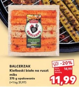 Kiełbaski białe na ruszt miks