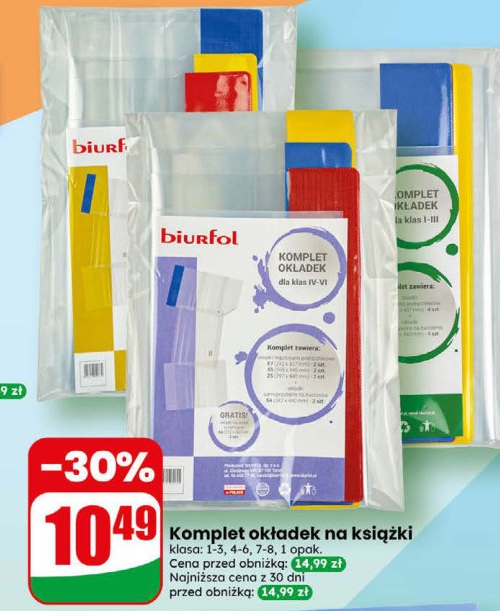 Komplet okładek na książki