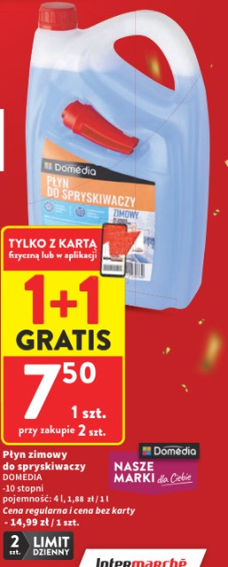Płyn zimowy do spryskiwaczy -10 stopni