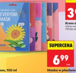 maska w płachcie do twarzy