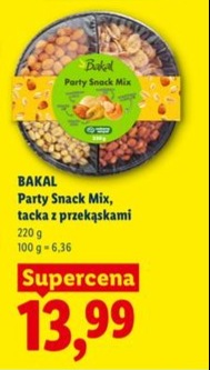 Party Snack Mix, tacka z przekąskami