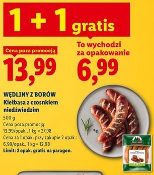 Kiełbasa z czosnkiem niedźwiedzim