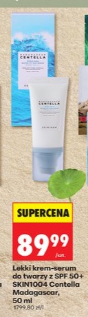 lekki krem-serum do twarzy z SPF 50+