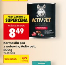 karma dla psa z wołowiną