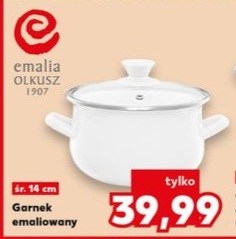 Garnek emaliowany