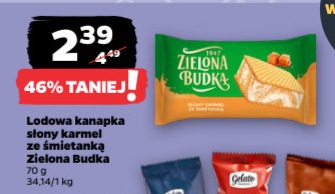 Lodowa kanapka słony karmel ze śmietanką