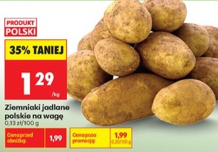 Ziemniak jadalny na wagę