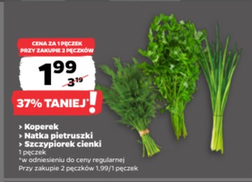 koper, natka pietruszki, szczypiorek