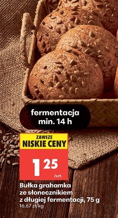 bułka grahamka ze słonecznikiem z długiej fermentacji