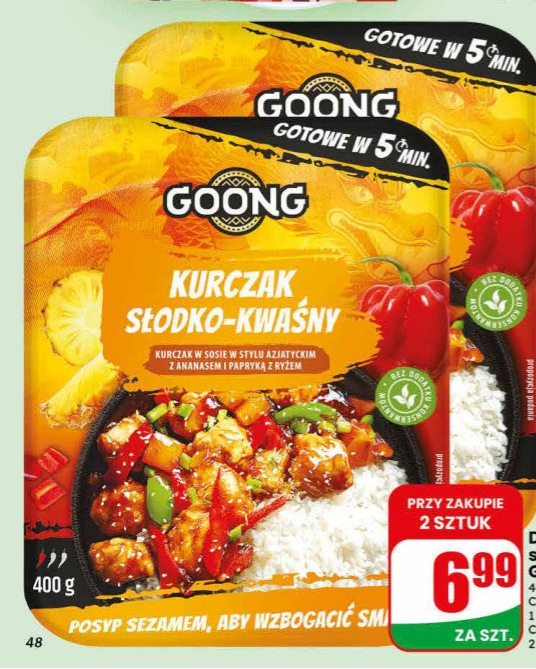 Danie kurczak słodko-kwaśny