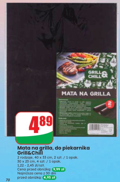 Mata na grilla i do piekarnika