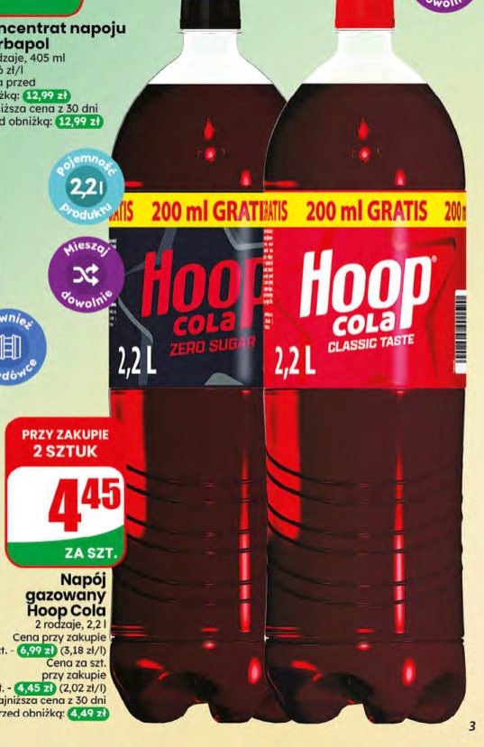 Napój gazowany cola