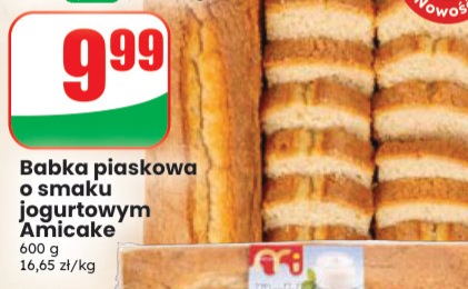 Babka piaskowa o smaku jogurtowym