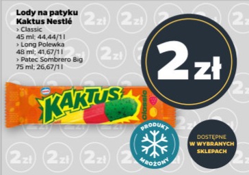 lody na patyku