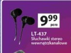 Słuchawki wewnątrzkanałowe LT-437