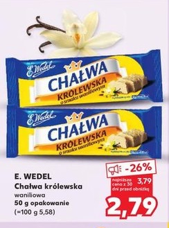Chałwa królewska waniliowa