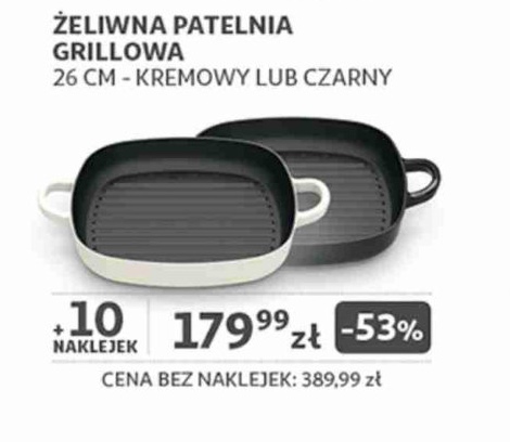 Żeliwna patelnia grillowa