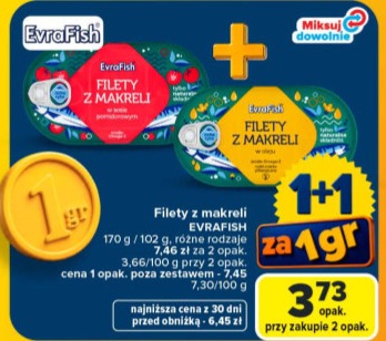 Filety z makreli