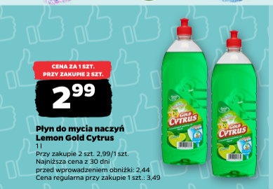 płyn do mycia naczyń Lemon Gold Citrus