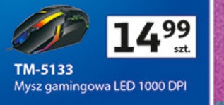 Mysz gamingowa LED 1000 DPI TM-5133