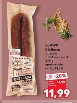 kiełbasa z gęsiną i filetem z kaczki