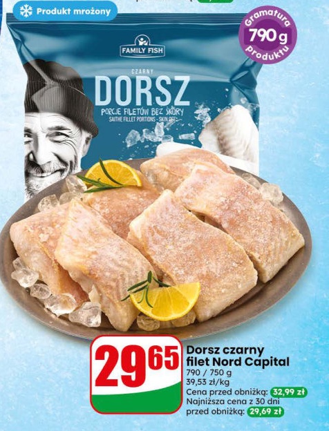 Dorsz czarny filet