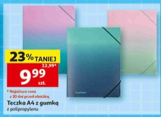 Teczka A4 z gumką z polipropylenu