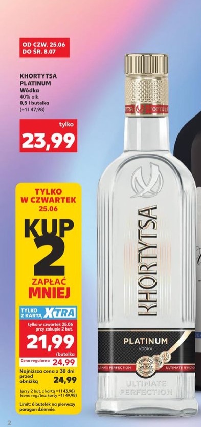 Wódka platinum
